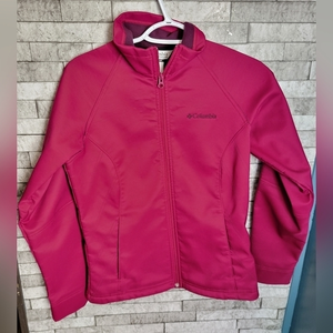 Columbia zip up women's Jacket‎ size small Maroonish